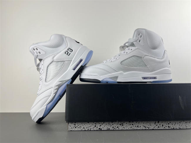 Jordan 5 Retro White Metallic