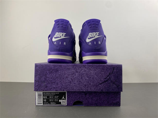Nigel Sylvester x Air Jordan 4 RETRO Purple HF4340-500